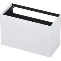 Ink Onderkast 100x45cm - Push To Open - 2 Lades - Mat Wit - Badkamermeubels, Wastafelonderkasten - 8718835025212