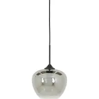 Light & Living Hanglamp Ø23x18 cm MAYSON smoke glas-mat zwart