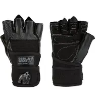Gorilla wear Dallas Wrist Wrap Handschoenen - Fitness Handschoenen - Zwart - XL