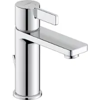 Duravit Wastafelkraan D-Neo Mengkraan Eengreeps 5x15.4x16.5 cm Trekwaste Chroom
