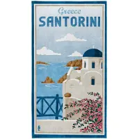Seahorse strandlaken Santorini - 90x170 cm - Blauw
