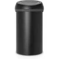 Brabantia touch bin 60 liter mineral moonlight black |