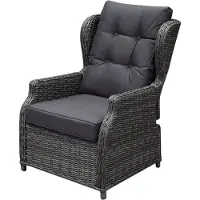 AVH-Collectie Toscane XL lounge tuinstoel verstelbaar antraciet