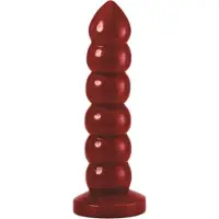 WAD Grote Geribbelde Dildo - Beyonder - Rood