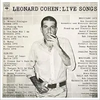 Sony Leonard Cohen: Live Songs