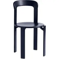 HAY Rey Stoel - Stoelen Beuken Fineer Deep Blue - AB793-B598-AA51-01UF