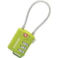Munkees kofferslot TSA kabel combinatieslot - Groen