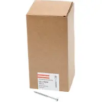 Hoenderdaal Spaanplaatschroef Verzinkt Platkop deeldraad Torx TX25 5.0X70/42 | 200 stuks - 0206.01.42201