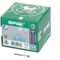 Spax 0197000400403 R 88091 Senkkopf T-STAR TG Houtschroef 4 mm 40 mm T-STAR plus 88091 RVS A2 200 stuk(s)