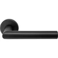 Bouwsales Deurkruk Alba Promo zwart, krukstel op rond rozet 50mm