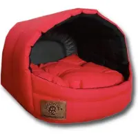 Viking Choice Hondenmand - kleine hond - box - hondemand - 45 x 49 x 36 cm - rood - hondenbed - hondebed