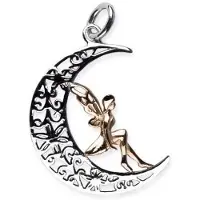EtNox Hanger - Fairy on Moon - 925 sterling silver