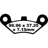 EBC Brakes FA453TT Remblokken