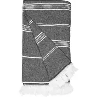 The One Towelling hamamdoek Recycled - Donker grijs