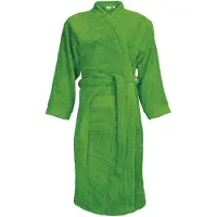 The One Towelling Luxe Badjas - 100% Katoen Limoengroen / S/M