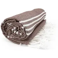 The One Towelling Hamamdoek Sultan - Bruin