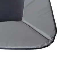 Magic Circle Pro Trampoline Rand Flat to the Ground Grey 244 x 366 cm