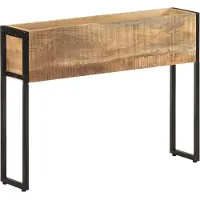 vidaXL Plantenbak 90x20x68 cm ruw mangohout