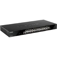 D-Link DGS-1520-28 Smart Managed Switch [24x Gigabit en 2x 10 Gbit/s Ethernet, 2x 10 Gbit/s SFP+].