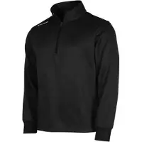 Stanno Field Half Zip Top zwart Sport t-shirt Jongens/Meisjes Polyester Opstaande kraag - maat 164