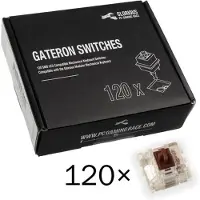 Glorious Gateron Mx Brown Mechanische Toetsenbordschakelaars 120 Eenheden