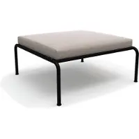 Houe Voetenbank Avon Ottoman Frame Black Cushion Alpine