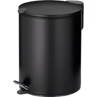 kela Pedaal Afvalemmer, 5 L, Zwart - | Mats