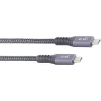 Shiverpeaks shiverpeaks-BASIC-S--USB-C Kabel Typ-C Stecker auf Typ C Stecker, 4.0 Gen 2x2, PRO, 2,0m