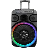 Sunstech Bluetooth-luidspreker - - Muscle S12 - 40W - Karaoke - Multicolor LED-verlichting