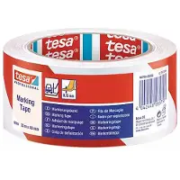 TESA 60760-00088-15 Vloermarkeringstape Professional Rood/wit (l x b) 33 m x 50 mm 1 stuk(s)
