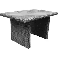 AVH-Collectie Ibiza lounge-dining tafel 120x80xH70 cm grijs