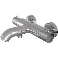 Brauer Opbouw Bad- en Douchekraan Chrome Carving Thermostatisch Chroom
