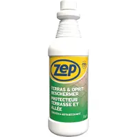 Zep Terras & Oprit Beschermer 1 L – Acrylcoating Dicht Terras en Bestrating Af tegen Olie, Vuil en Aanslag – Stabiliseert Voegzand – Op Waterbasis