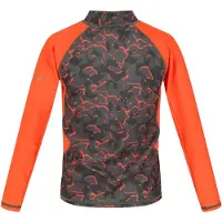 Regatta Hoku Long Sleeve Surf T-shirt Oranje 3-4 Years
