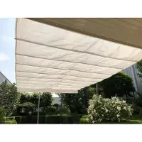 CamoBob - schaduwdoek wavesail - ivoor - 300x500cm
