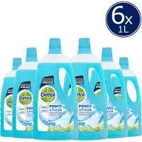 Dettol - Allesreiniger - Power & Fresh - Katoenfris - 1L x6