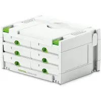 Festool SYS 3-SORT/6 SORTAINER Systainer gereedschapskoffer organizer ( 491984 ) 395 x 295 x 210 mm 6 laden