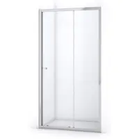 Maxaro Ruby Essence Douchedeur 110cm Chroom Helder Glas Schuifdeur | Douchedeur Schuifdeur | Schuifdeur Douche | Schuifwand douche