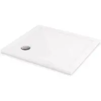 Maxaro Douchebak 110x100cm Rechthoek Acryl Hoogglans Wit | Douchebakken | Complete Douchebak | Douchevloer