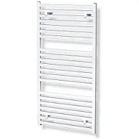 Maxaro Zeus Handdoekradiator | 60x120 cm Mat wit 1160 Watt Aluminium Centrale verwarming