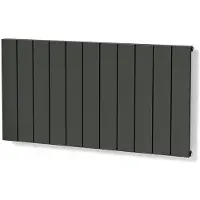 Maxaro Jupiter Designradiator | 104x60 cm Donkergrijs 1173 Watt Aluminium Centrale verwarming
