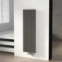 Maxaro Saturn Designradiator | 37x120 cm Lichtgrijs 695 Watt Aluminium Centrale verwarming