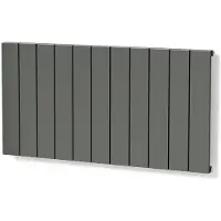 Maxaro Jupiter Designradiator | 104x60 cm Lichtgrijs 1173 Watt Aluminium Centrale verwarming