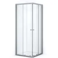 Maxaro Ruby Allure Douchecabine | 80x70 cm Chroom Helder glas Schuifdeur Rechthoek
