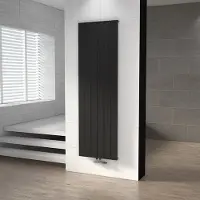 Maxaro Jupiter Designradiator | 56,5x180 cm Mat zwart 1577 Watt Aluminium Centrale verwarming