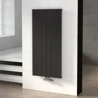 Maxaro Jupiter Designradiator | 56,5x120 cm Mat zwart 1052 Watt Aluminium Centrale verwarming