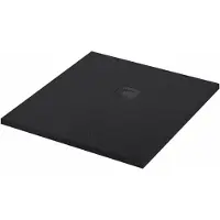 Maxaro Douchebak 100x90cm Rechthoek Mineraalmarmer Zwart | Douchebakken | Complete Douchebak | Douchevloer