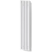 Maxaro Sol Designradiator | 25x120 cm Hoogglans wit 524 Watt Aluminium Centrale verwarming