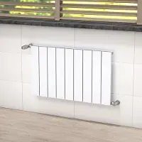 Maxaro Jupiter Designradiator | 85x50 cm Mat wit 799 Watt Aluminium Centrale verwarming