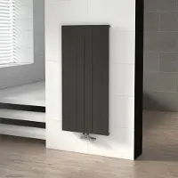Maxaro Jupiter Designradiator | 56,5x120 cm Donkergrijs 1052 Watt Aluminium Centrale verwarming